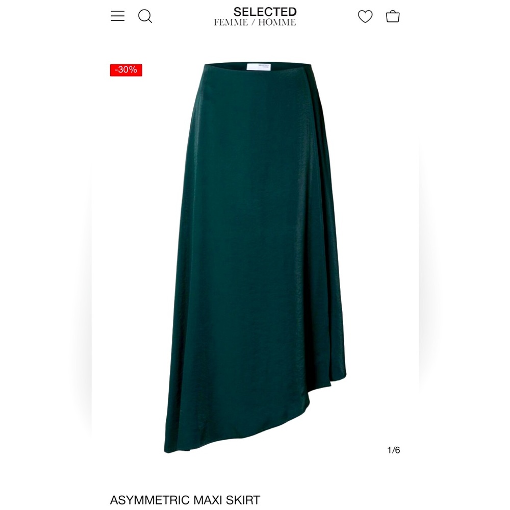Selected Femme ASYMMETRIC MAXI SKIRT